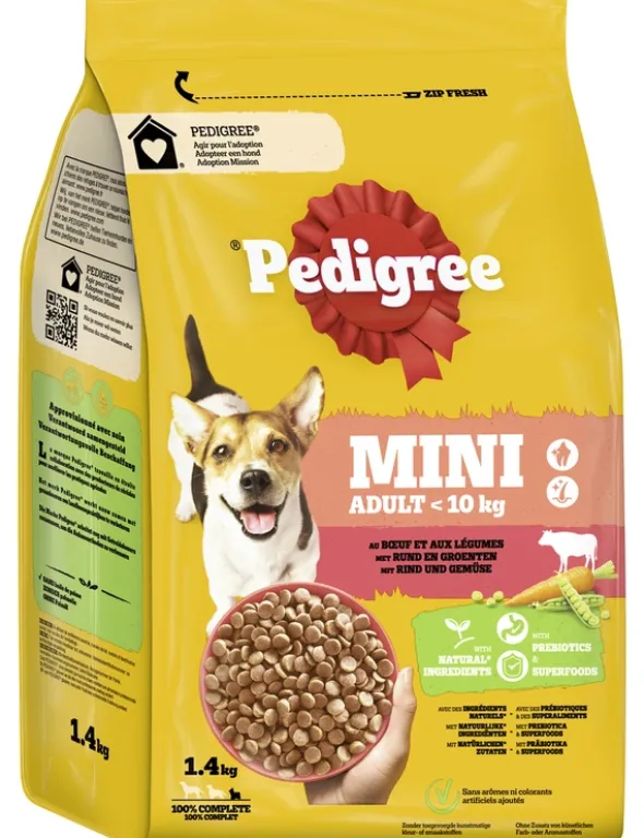 Pedigree Mini Adult mit Rind und Gemüse 1,4kg