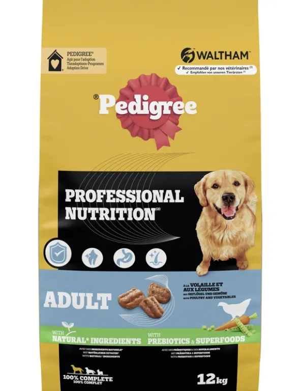 Pedigree Professional Nutrition mit Geflügel und Gemüse 12kg