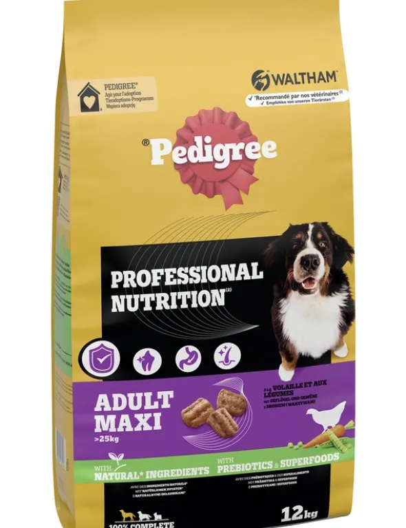 Pedigree Professional Nutrition Maxi mit Geflügel und Gemüse 12kg
