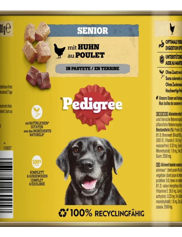 Pedigree Senior mit Huhn 800g