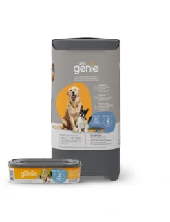 pet genie Entsorgungseimer dunkelgrau