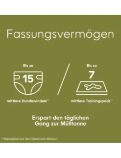 pet genie Entsorgungseimer dunkelgrau