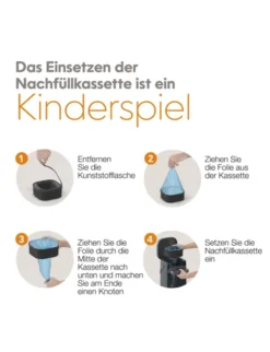 pet genie Nachfüllkassette für Hundekotentsorgung orange