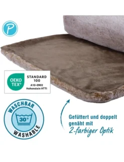 Petlando Decke Alaska braun 90 x 65 cm