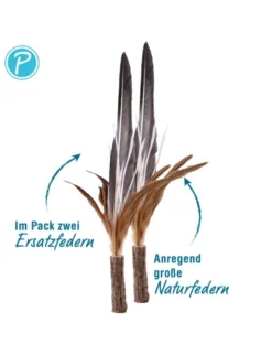 Petlando Earthcat Ersatz Gänsefedern 2er