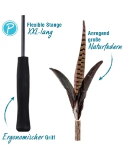 Petlando Earthcat Katzenangel Fasanenfeder 155 cm