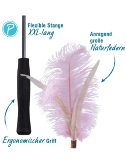 Petlando Earthcat Katzenangel Straußenfeder 155 cm