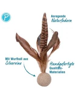 Petlando Earthcat Silverline Federball Fasan