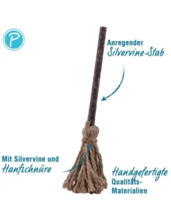 Petlando Earthcat Silverline Zauberbesen