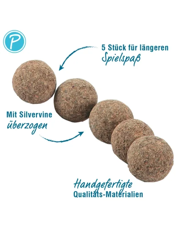 Petlando Earthcat Silverline Mini Ball 5er