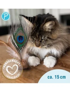 Petlando Earthcat Silverline Federball Pfau