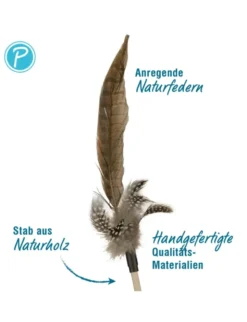 Petlando Federstab lange Feder 64 cm