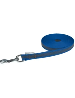 Petlando Gummierte Schleppleine blau 5 m/20 mm