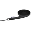 Petlando Gummierte Schleppleine schwarz 5 m/20 mm