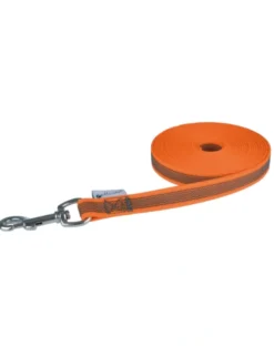 Petlando Gummierte Schleppleine orange 10 m/20 mm