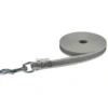 Petlando Gummierte Schleppleine grau 10 m/20 mm