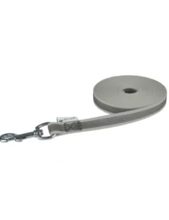 Petlando Gummierte Schleppleine grau 10 m/20 mm