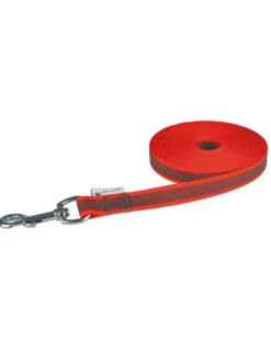 Petlando Gummierte Schleppleine rot 10 m/20 mm
