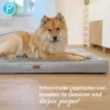 Petlando Hundematte Merano Ortho grau 72 x 50 cm