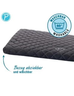 Petlando Hundematte Starlight schwarz 60 x 40 cm