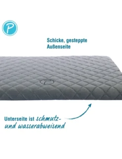 Petlando Hundematte Starlight anthrazit 60 x 40 cm