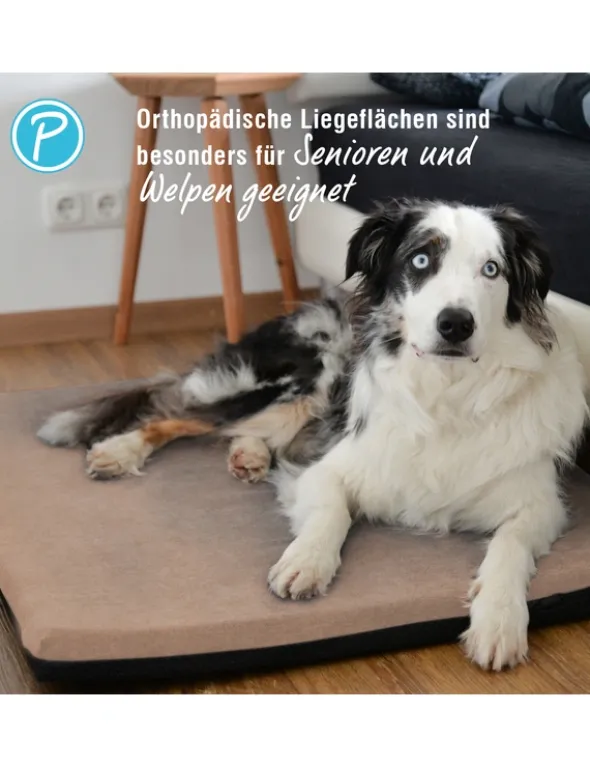 Petlando Hundematte Turino Ortho sand 80 x 55 cm