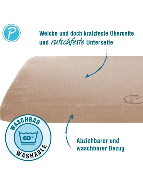Petlando Hundematte Turino Ortho sand 80 x 55 cm