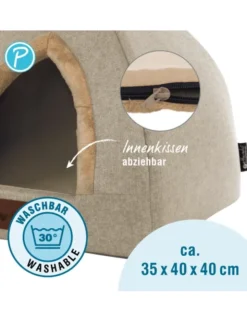 Petlando Katzenhöhle Bastia braun 40x40x35 cm