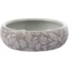 Petlando Keramik-Hundenapf Leaf braun S