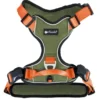 Petlando Magnetech Geschirr orange, olivgrün XS