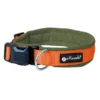 Petlando Magnetech Halsband orange, olivgrün 25-30 cm