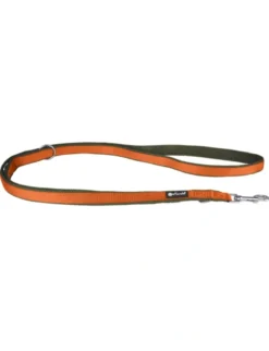 Petlando Magnetech verstellbare Führleine orange, olivgrün 2,3 m/15 mm