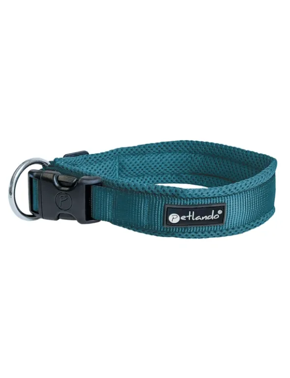 Petlando Mesh Halsband petrol 18/2,0 cm
