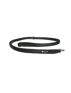 Petlando Mesh verstellbare Führleine schwarz 2,3 m/ 15 mm