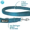 Petlando Mesh verstellbare Führleine petrol 2,3 m/ 15 mm