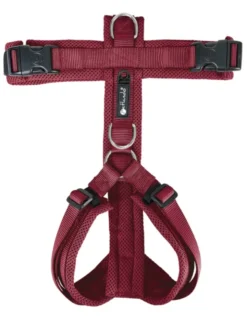 Petlando Mesh Y-Comfort Geschirr bordeauxrot XS