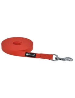 Petlando Trekking Schleppleine 10mm rot 5 m