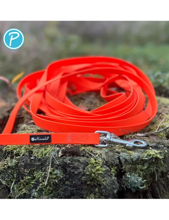Petlando Trekking Schleppleine 10mm rot 5 m