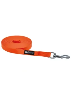 Petlando Trekking Schleppleine 10mm orange 5 m