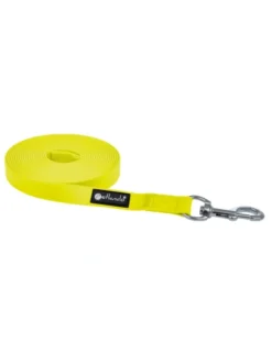 Petlando Trekking Schleppleine 20mm gelb 5 m
