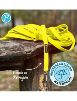 Petlando Trekking Schleppleine 20mm gelb 5 m