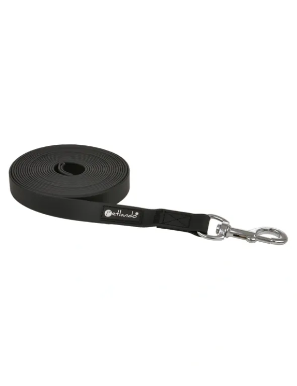 Petlando Trekking Schleppleine 20mm schwarz 5 m