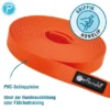 Petlando Trekking Schleppleine 20mm orange 5 m