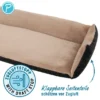 Petlando Windowchiller mit Zugluftstop beige 35 x 80 cm
