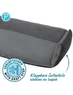 Petlando Windowchiller mit Zugluftstop grau 35 x 80 cm