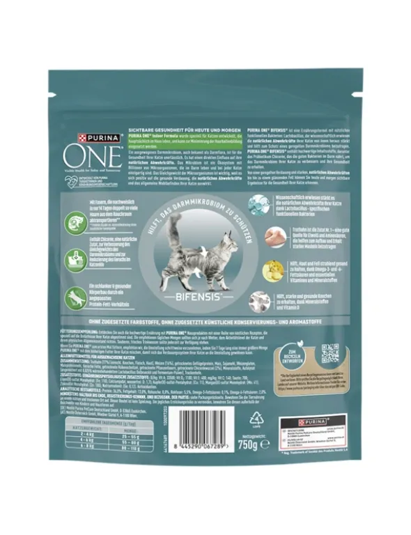 PURINA ONE Bifensis Indoor Formula Truthahn 750g