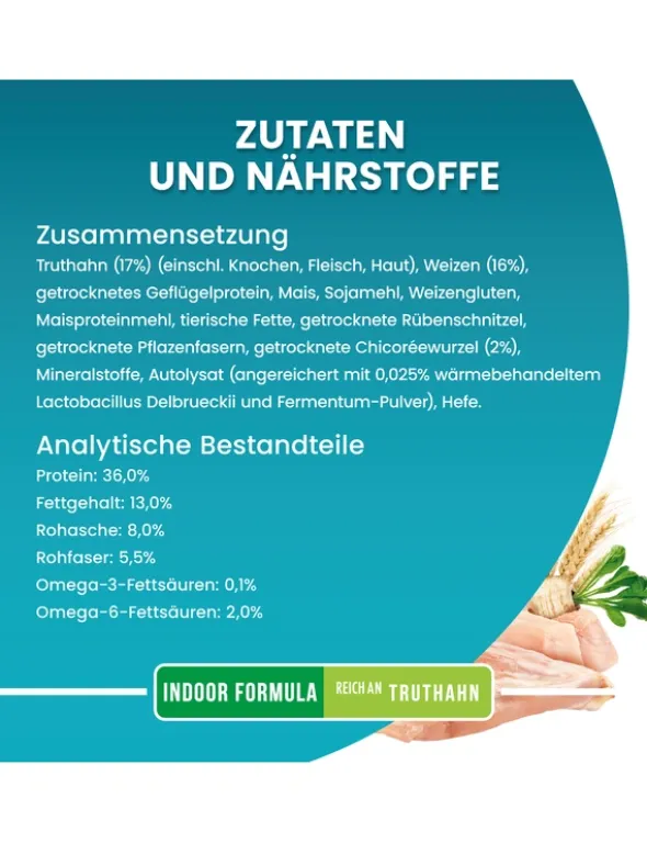 PURINA ONE Bifensis Indoor Formula Truthahn 750g