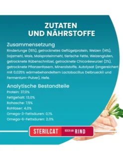 PURINA ONE Bifensis Sterilcat Rind 750g