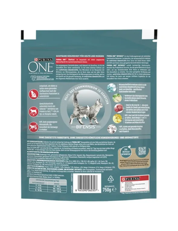 PURINA ONE Bifensis Sterilcat Rind 750g