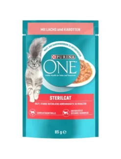 PURINA ONE Sterilcat Lachs und Karotten 85g